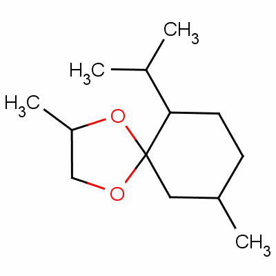 2,9-Dimethyl-6-(1-methylethyl)-1,4-dioxaspiro[4.5]decane Structure,33889-48-4Structure