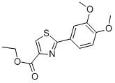 Ethyl 2-(3,4-dimethoxyphenyl)thiazole-4-carboxylate Structure,338982-18-6Structure