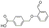 4-((2-Formylphenoxy)methyl)benzoic acid Structure,338994-68-6Structure