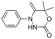 2H-1,3,4-oxadiazin-2-one,tetrahydro-6,6-dimethyl-5-methylene-4-phenyl- Structure,339196-89-3Structure