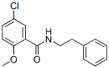 5-Chloro-2-methoxy-N-(2-phenylethyl)benzamide Structure,33924-49-1Structure