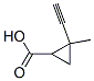 Cyclopropanecarboxylic acid,2-ethynyl-2-methyl-(9ci) Structure,339292-22-7Structure