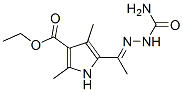 (9ci)-5-[1-[(氨基羰基)亚肼基]乙基]-2,4-二甲基-1H-吡咯-3-羧酸乙酯结构式_339360-30-4结构式