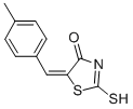 (5E)-2-Mercapto-5-(4-methylbenzylidene)-1,3-thiazol-4(5H)-one Structure,33992-80-2Structure