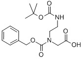 Z-n-(n-beta-boc-氨基乙基)-gly-oh结构式_34046-07-6结构式