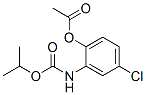 [2-(乙酰基氧基)-5-氯苯基]氨基甲酸1-甲基乙酯结构式_34061-88-6结构式