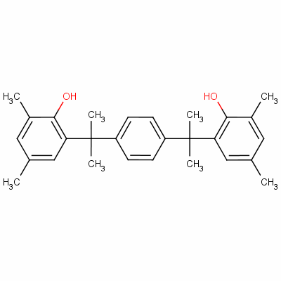 2,2’-(1,4-Phenylenediisopropylidene)bis[4,6-xylenol ] Structure,34074-95-8Structure