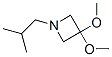 Azetidine,3,3-dimethoxy-1-(2-methylpropyl)-(9ci) Structure,341978-92-5Structure