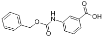 3-(Benzyloxycarbonylamino)benzoic acid Structure,34240-09-0Structure