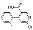 6-Chloro-4-o-tolyl-nicotinic acid Structure,342416-99-3Structure