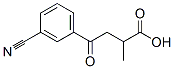 4-(3-Cyanophenyl)-2-methyl-4-oxobutyric acid Structure,34243-97-5Structure