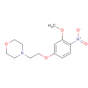 4-[2-(3-Methoxy-4-nitrophenoxy)ethyl]morpholine Structure,342435-24-9Structure