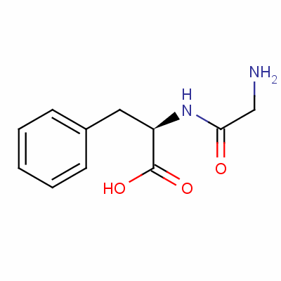 D-phenylalanine,glycyl- Structure,34258-14-5Structure