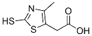 2-Mercapto-4-methyl-5-thiazoleacetic acid Structure,34272-64-5Structure