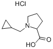 1-Cyclopropylmethyl-pyrrolidine-2-carboxylic acid hydrochloride Structure,342793-01-5Structure