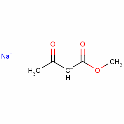 乙酰乙酸甲酯钠结构式_34284-28-1结构式