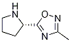 (S)-3-methyl-5-(2-pyrrolidinyl)-1,2,4-oxadiazole Structure,343246-61-7Structure