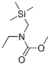 (9ci)-乙基[(三甲基甲硅烷基)甲基]-氨基甲酸甲酯结构式_343271-30-7结构式