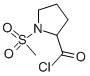 (9Ci)-1-(甲基磺酰基)-2-吡咯烷羰酰氯结构式_343272-41-3结构式