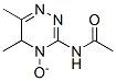 N-(5,6-二甲基-4-氧化物-1,2,4-噻嗪-3-基)-乙酰胺结构式_343305-04-4结构式