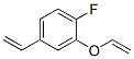 Benzene,4-ethenyl-2-(ethenyloxy)-1-fluoro-(9ci) Structure,343305-31-7Structure