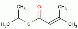 S-propan-2-yl 3-methylbut-2-enethioate Structure,34365-79-2Structure