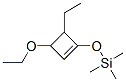 Silane, [(3-ethoxy-4-ethyl-1-cyclobuten-1-yl)oxy]trimethyl- (9ci) Structure,343773-34-2Structure