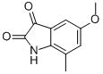 5-Methoxy-7-methylindoline-2,3-dione Structure,343774-48-1Structure