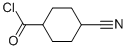 Cyclohexanecarbonyl chloride,4-cyano-(9ci) Structure,343791-24-2Structure