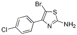 5-Bromo-4-(4-chlorophenyl)thiazol-2-amine Structure,343946-25-8Structure