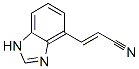 (2E)-(9Ci)-3-(1H-苯并咪唑-4-基)-2-丙烯腈结构式_344554-13-8结构式