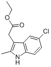 (5-Chloro-2-methyl-1h-indol-3-yl)-acetic acid ethyl ester Structure,3446-72-8Structure