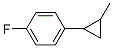 Benzene,1-fluoro-4-(2-methylcyclopropyl)-(9ci) Structure,344747-79-1Structure