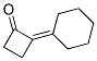 Cyclobutanone,2-cyclohexylidene-(9ci) Structure,344748-37-4Structure