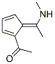 Ethanone,1-[5-[1-(methylamino)ethylidene]-1,3-cyclopentadien-1-yl ]-(9ci) Structure,344752-28-9Structure