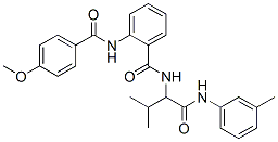 Benzamide,2-[(4-methoxybenzoyl)amino]-n-[2-methyl-1-[[(3-methylphenyl)amino]carbonyl ]propyl ]-(9ci) Structure,345237-94-7Structure