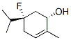 (1S,5S)-(9Ci)-5-氟-2-甲基-5-(1-甲基乙基)-2-环己烯-1-醇结构式_345300-83-6结构式