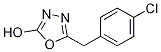 5-(4-Chlorobenzyl)-1,3,4-oxadiazol-2-ol Structure,34547-04-1Structure