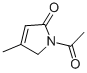 1-Acetyl-4-methyl-2,5-dihydro-1h-pyrrol-2-one Structure,34581-92-5Structure