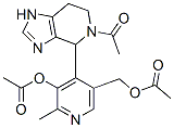 (9ci)-5-乙酰基-4-[3-(乙酰基氧基)-5-[(乙酰基氧基)甲基]-2-甲基-4-吡啶]-4,5,6,7-四氢-1H-咪唑并[4,5-c]吡啶结构式_34594-38-2结构式