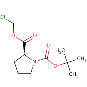 (S)-1-(叔丁氧基羰基)-2-(氯甲基)吡咯烷-2-羧酸结构式_34614-72-7结构式