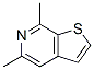 Thieno[2,3-c]pyridine, 5,7-dimethyl- (9ci) Structure,34668-39-8Structure