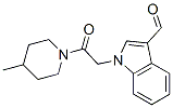 1-[2-(4-Methylpiperidin-1-yl)-2-oxoethyl]-1H-indole-3-carbaldehyde Structure,347320-62-1Structure