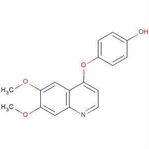 6,7-Dimethoxy-4-(4-hydroxyphenoxy)quinoline Structure,347405-65-6Structure