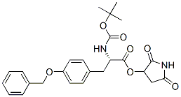 Boc-Tyr(Bzl)-OSu Structure,34805-19-1Structure