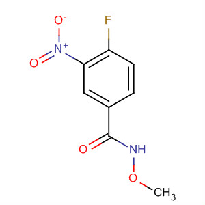 4-Fluoro-n-methoxy-3-nitrobenzamide Structure,348165-46-8Structure