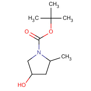 (2R,4s)-4-羟基-2-甲基-吡咯烷-1-羧酸叔丁酯结构式_348165-62-8结构式