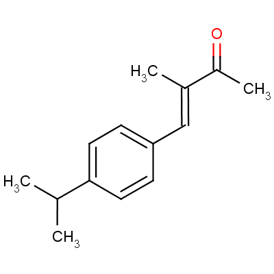 3-Buten-2-one,3-methyl-4-[4-(1-methylethyl)phenyl]- Structure,3488-53-7Structure