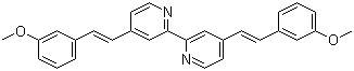 4,4-双[2-(3-甲氧基苯基)乙烯]-2,2-联吡啶结构式_349545-75-1结构式