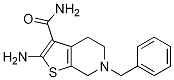 2-氨基-6-苄基-4,5,6,7-四氢-噻吩并[2,3-c]吡啶-3-羧酸酰胺结构式_34959-32-5结构式